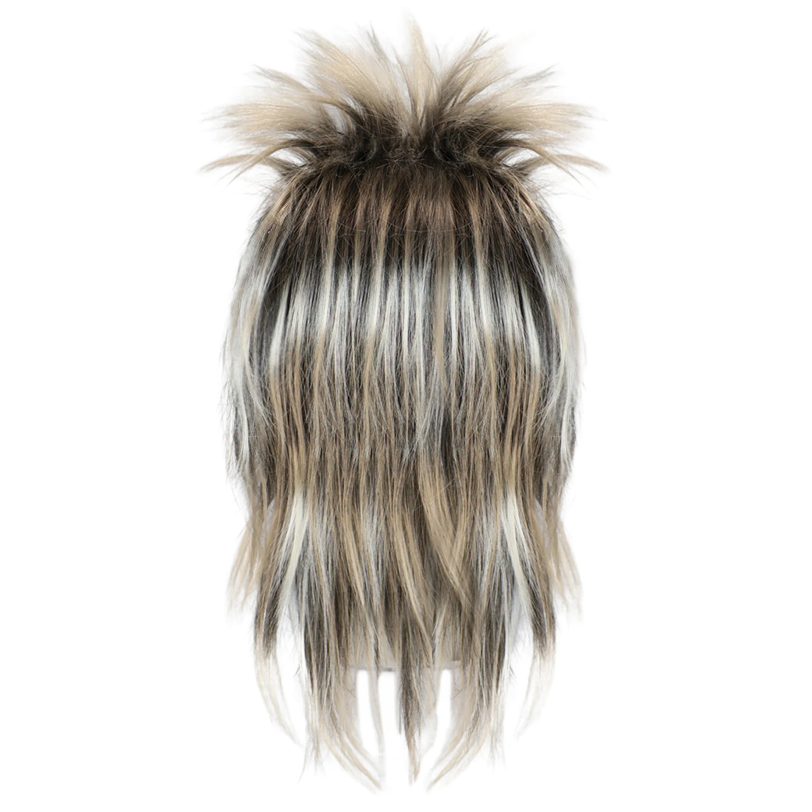 Perruque pour hommes Punk Rock – Cheveux synthétiques courts élégants pour cosplay, concerts et événements à thème