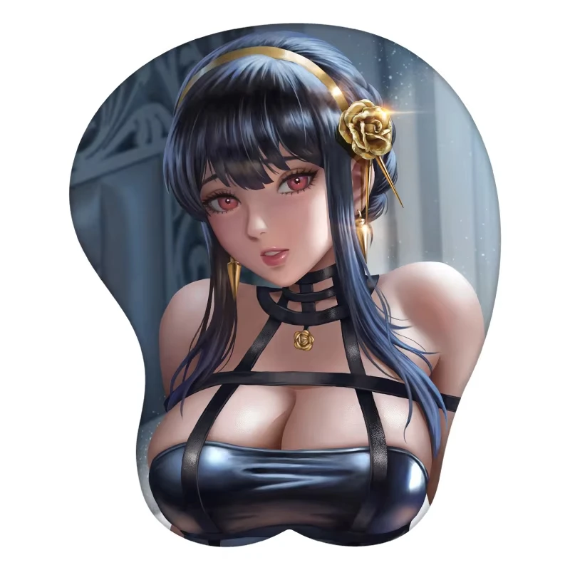 Yor Forger 3D Mouse Pad Anime Mousepad Wrist Rest Silicone Sexy Creative Gaming Mat Gift