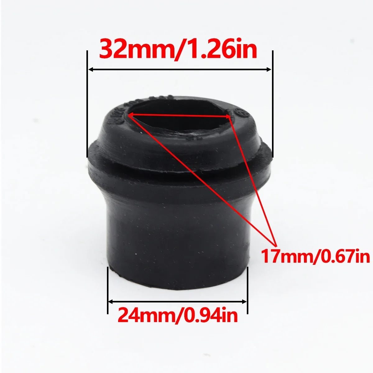 For Seat Arosa 6H Rocker Valve Cover Grommet Oil Filler Seal Breather Bung Cylinder Head Crankcase Ventilation Rubber Gasket