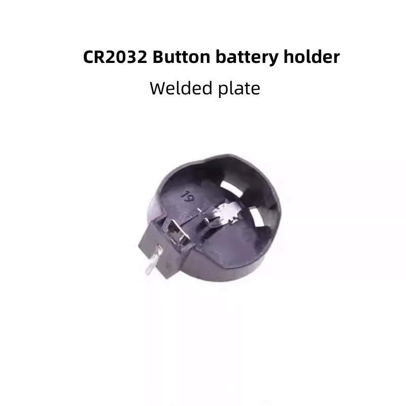 CR2032 Button Battery Holder With Cover/Switch/Cable Socket CR2025 Battery Case 3V Clamshell 1 Section/2 Section