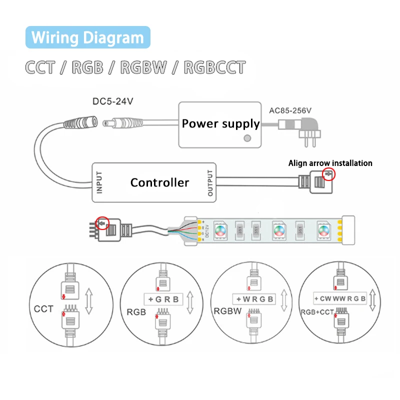 Мини-диммер, 5 ~ 24 В постоянного тока