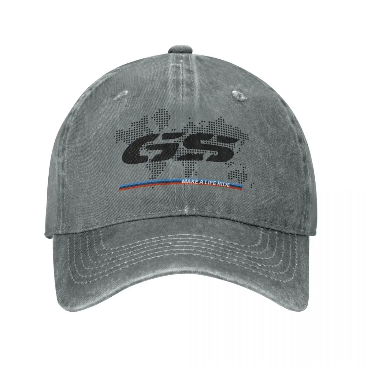 Baseball Cap GS World Map Moto Race Outfits for Men Women Vintage Distressed Cotton Motorcycle Racing Casquette Dad Hat Soft