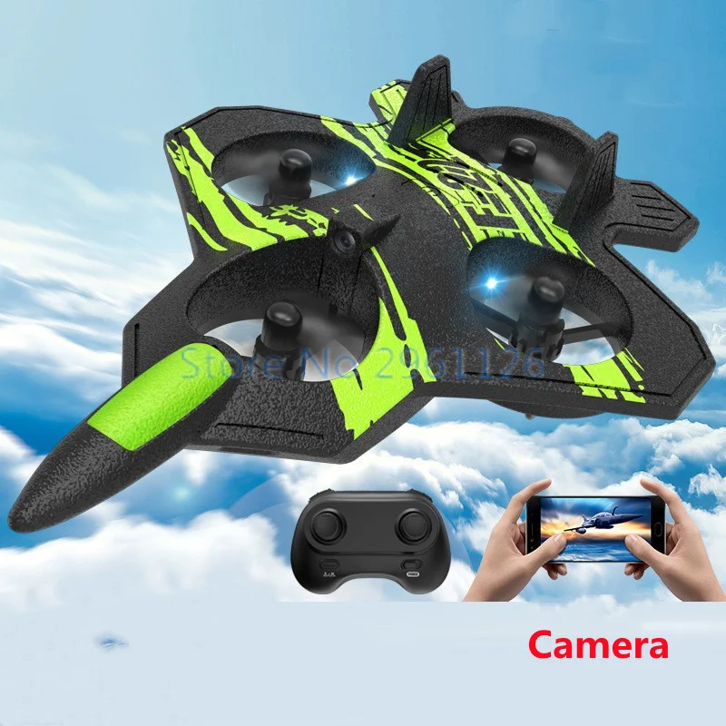 G-Sensor Light Foam Remote Control Aircraft 2.4G 4K Image Transmission Headless Mode One Key Take Off RC Drone Quadcopter Toy