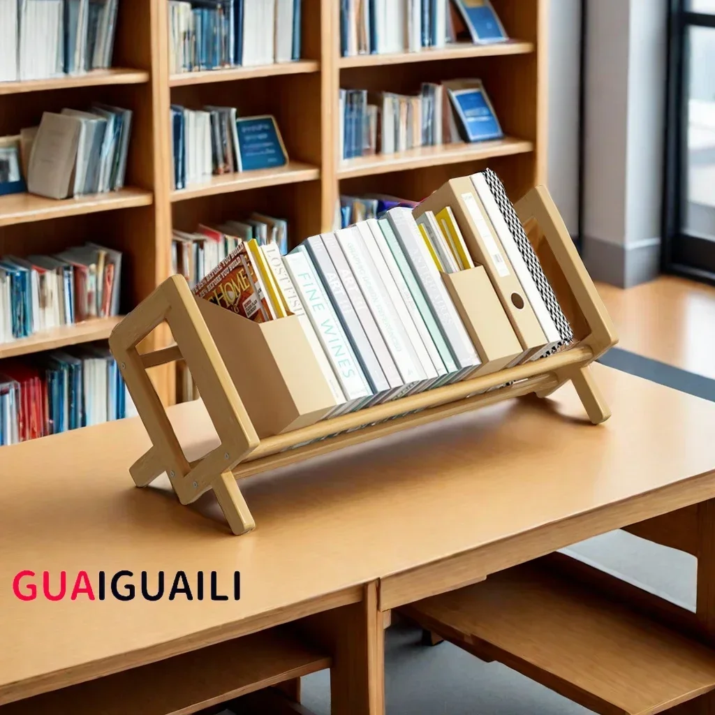 Prosty regał na biurko, stojak na magazynki Dokumenty biurowe Półka do przechowywania książek Stojak na ekonomicę dla uczniów Półki organizacyjne