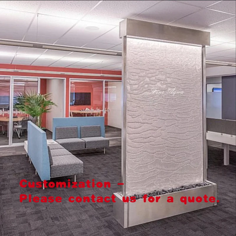 custom.Hot Selling Waterfalls Wall Decoration Waterfall Indoor Steel Mesh Curtain Wall