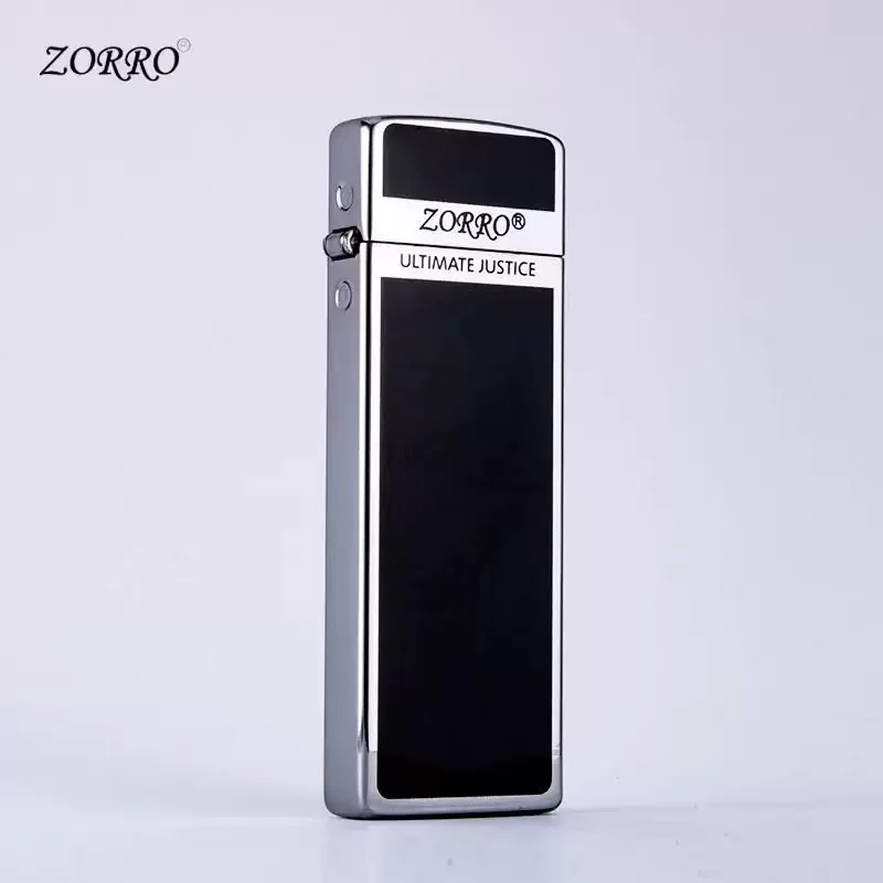 ZORRO Ultra-thin Pure Copper Mini Kerosene Lighter Portable Metal Windproof Grinding Wheel Lighters Cigarette Smoking Gadgets view 2