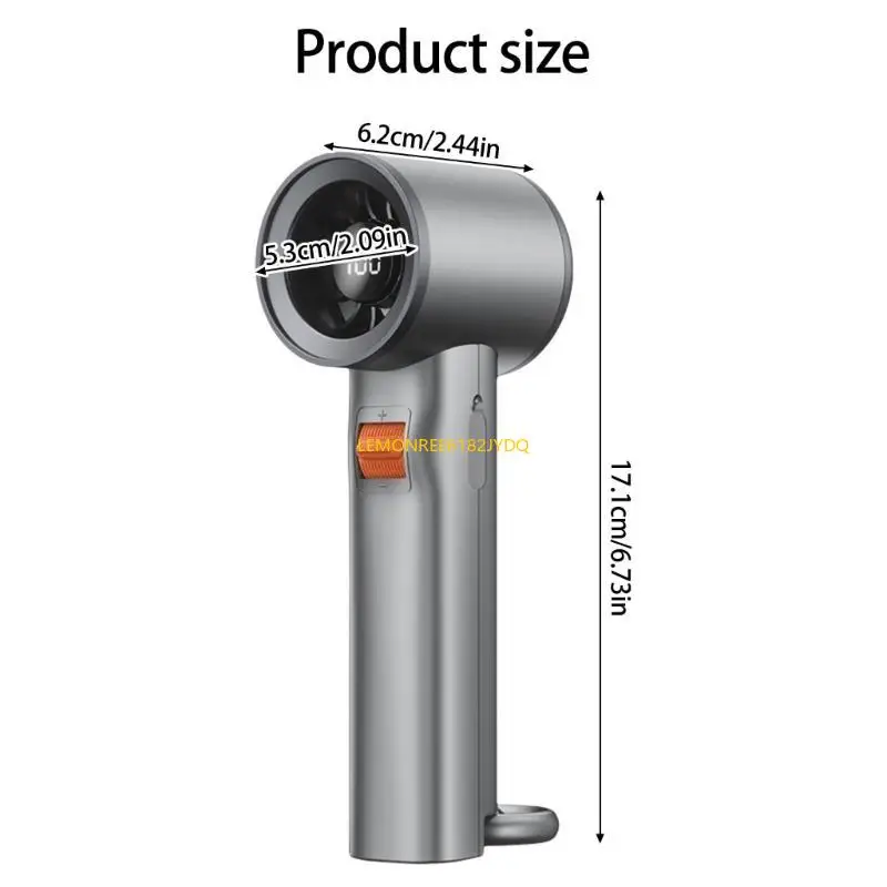 M7DF Modieuze LED -display Koelventilator Portable Oplaadbare 3000 mAh Batterijventilator Miniatuur Airconditioner voor