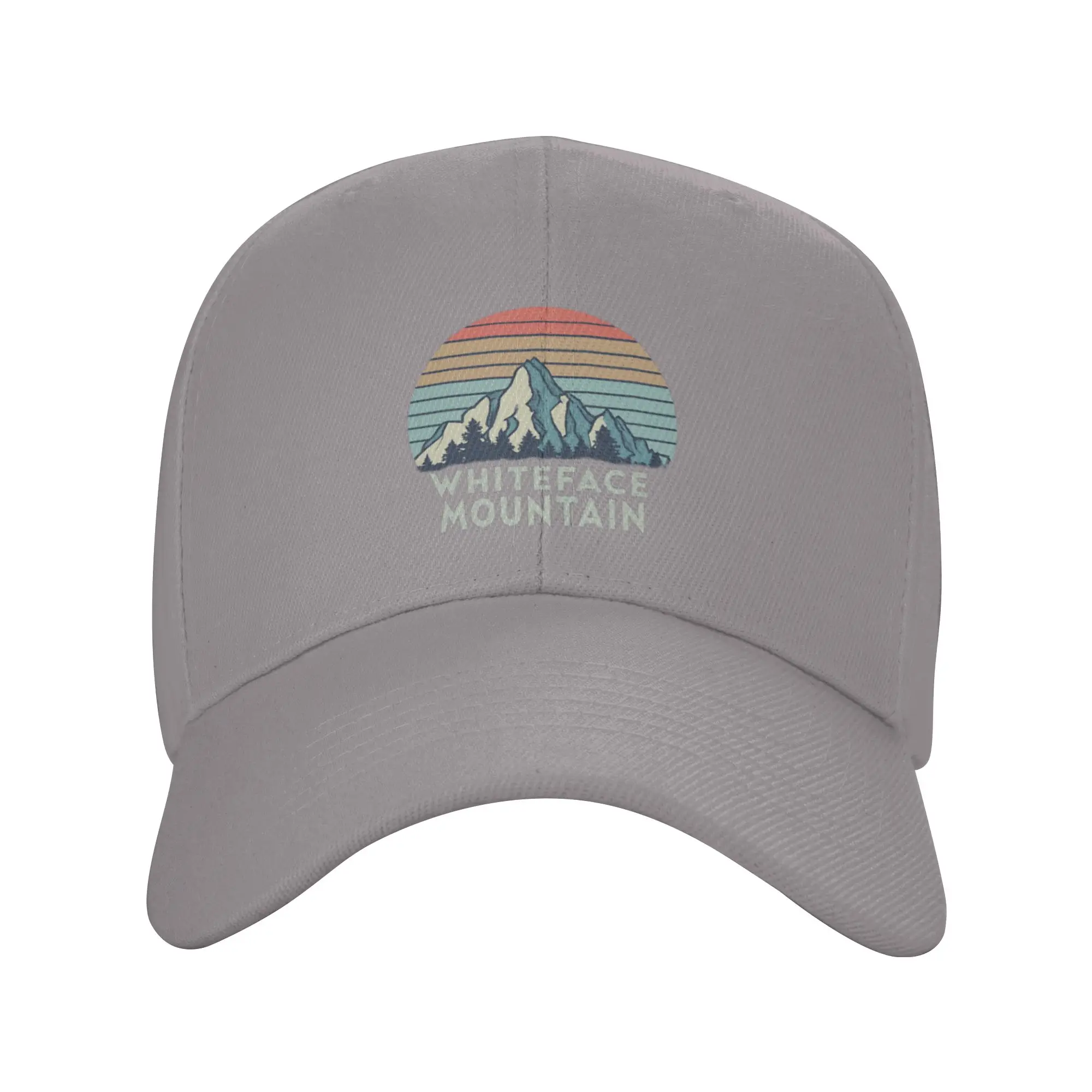 Hot Sale Whiteface Mountain - New York Baseball Cap  Breathable Mesh Cap  Gym Workout Mesh Cap