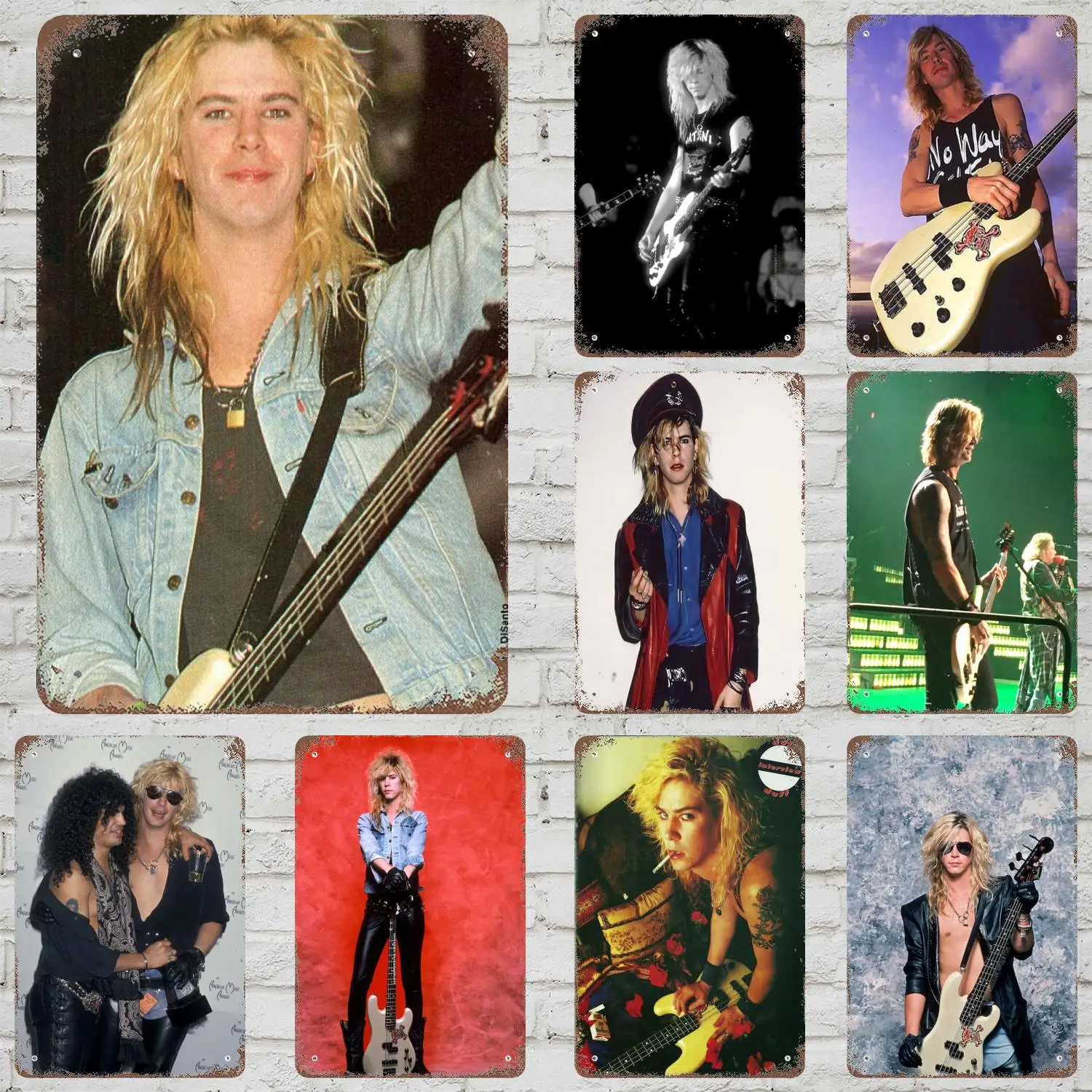 Duff mckagan-letreros de Metal Vintage, carteles de estaño, cartel de capitán, decoración para Bar, Pub, Club, hombre, cueva, decoración de pared