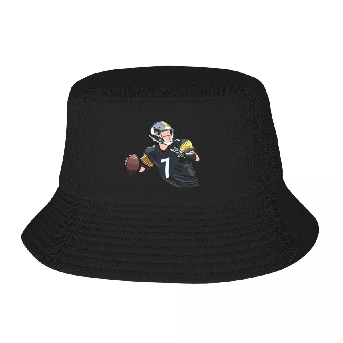 Ben Roethlisberger Bucket Hat Vintage black fashionable Women's Beach Outlet Men's