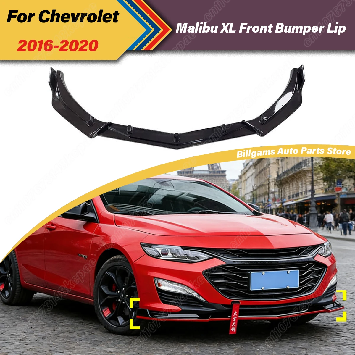 

For Chevrolet Malibu XL 2016 2017 2018 2019 2020 Automobile Front Bumper Lower Lip Protective Spoiler Lip Decoration Body Kit