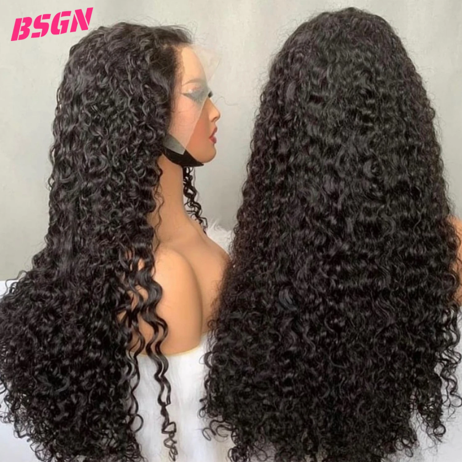 32 inches 250 density 34 curly wig 13X4 hd transparent lace frontal human hair wigs for woman curly Lace Frontal wigs human hair