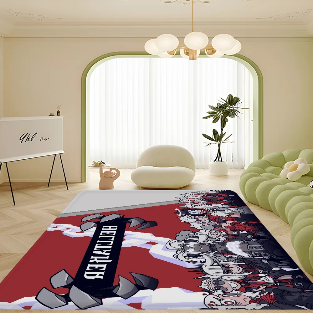 Helltaker Anime Room Mats Cheaper Anti-slip Modern Living Room Balcony Printed Household Carpets