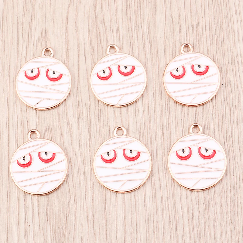 10 stücke Nette Emaille Winter Weihnachten Stiefel Charms für Schmuck Machen Ohrringe Anhänger Halsketten DIY Schlüsselanhänger Handwerk Liefert – Detail 17