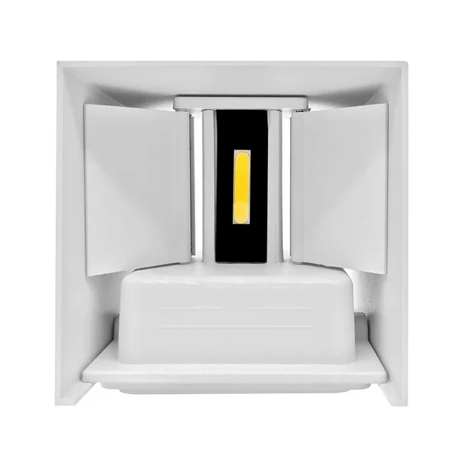 Imagem -06 - Lâmpada de Parede Led Regulável Ip65 Impermeável Interior e Exterior Luz de Parede de Alumínio Cubo Montado Jardim e Varanda 6w 12w