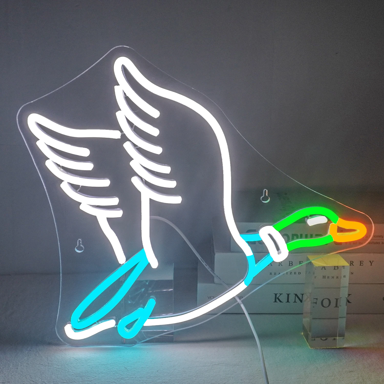 Goose Led Neon Sign For Wall Deocr Art Room Decoration For Bedroom Home Party Club Bar Pet Shop Dimmable Light USB Powered Lamp