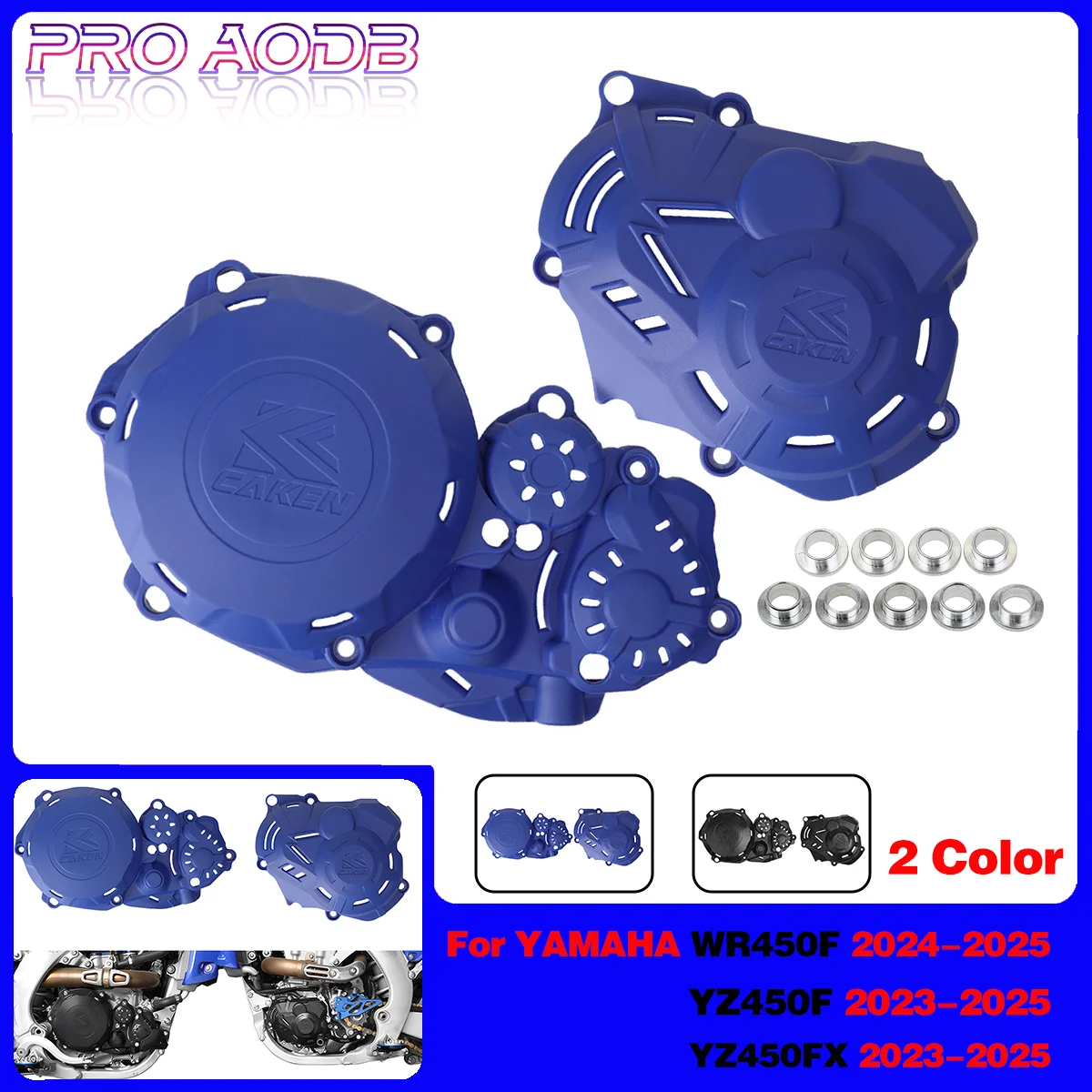 For Yamaha YZ 450FX WR 450F YZ450F YZ450FX WR450F 2023 2024 2025New Motocross parts Clutch Water pump Ignition Protective cover