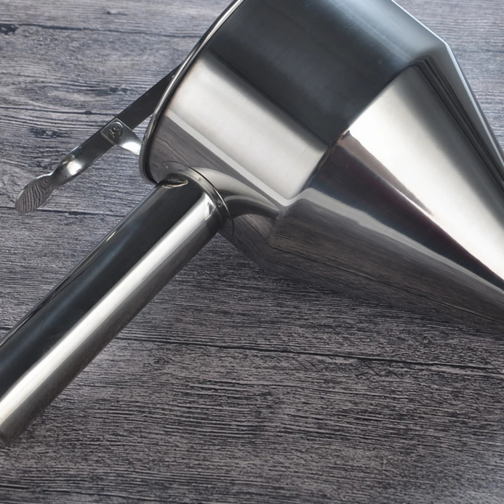 

Fish Ball Funnel Stainless Steel Pancake Batter Dispenser Octopus Balls Baking Kitchen Tool Slurry Flow Control Easy Clean