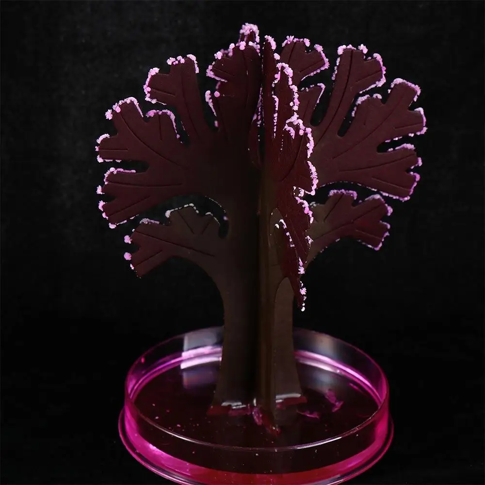 Artificial Trees Decorative Science Toys Japan Desktop Cherry Blossom Sakura Crystal Trees Magically Paper Magic Growing Tree