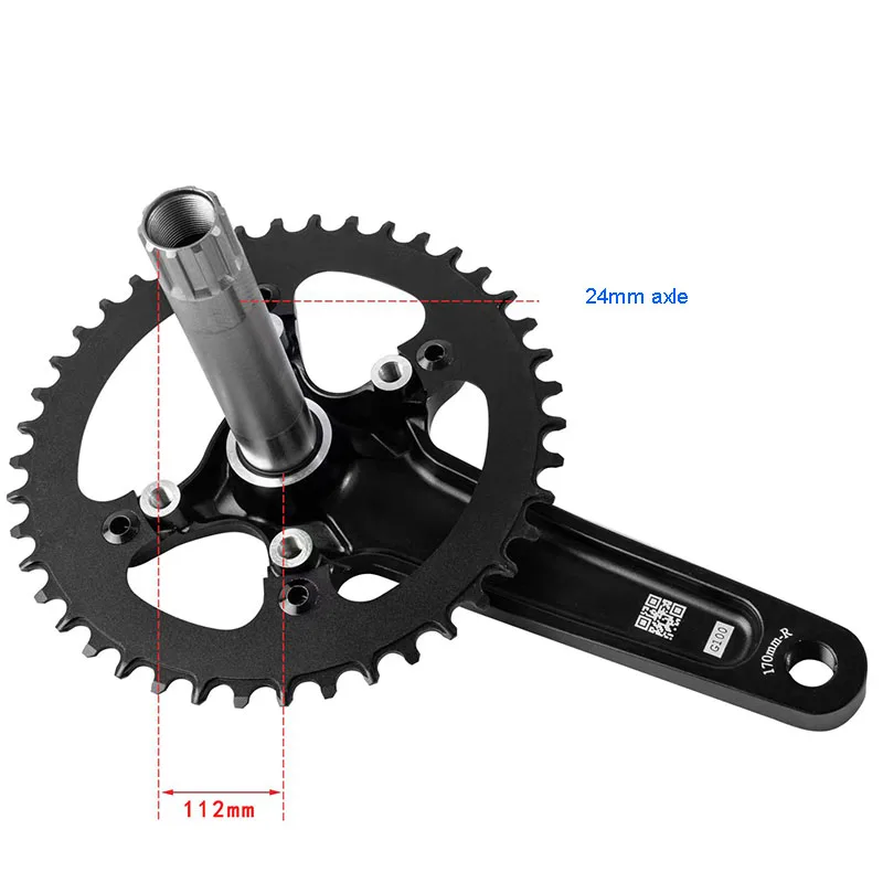

Bicycle Parts Light Weight Bcd110 Bicycle Chainwheel Gravel Bike Crankset For Road Bike MTB BMX CrankseATU&UTV