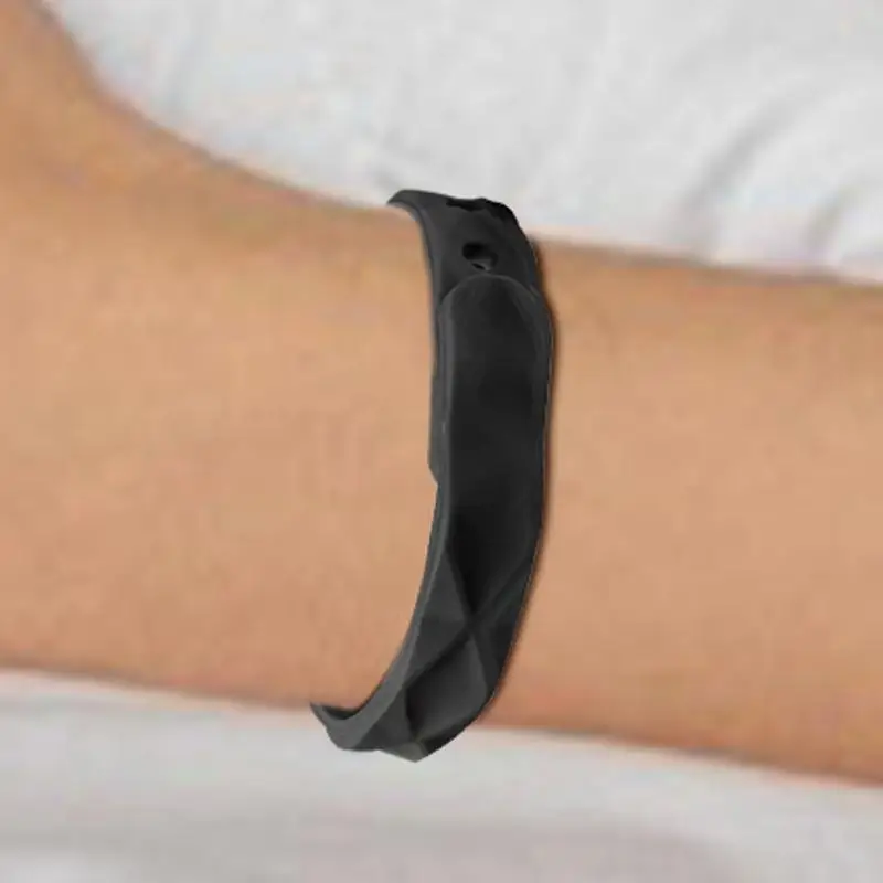 สายรัดข้อมือไฟฟ้าสถิตกําจัดร่างกายแบบคงที่สายรัดข้อมือกีฬากลางแจ้งฤดูหนาวสร้อยข้อมือป้องกันไฟฟ้าสถิตย์ปฏิบัติสายรัดข้อมือแบบคงที่