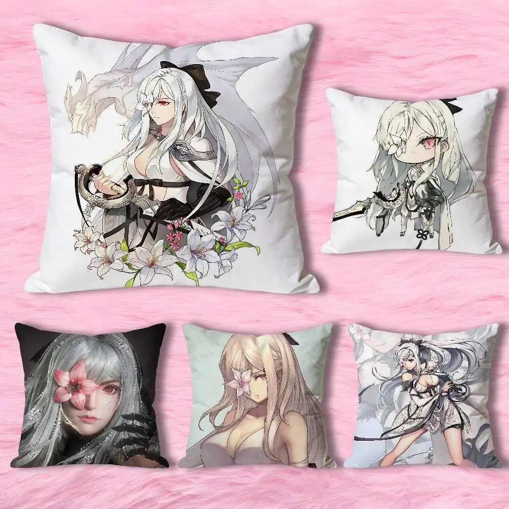Game D-Drakengard 3 Zero Various Sizes Square Pillow Case For Car Home Bedchamber Decor Custom Valentine gift