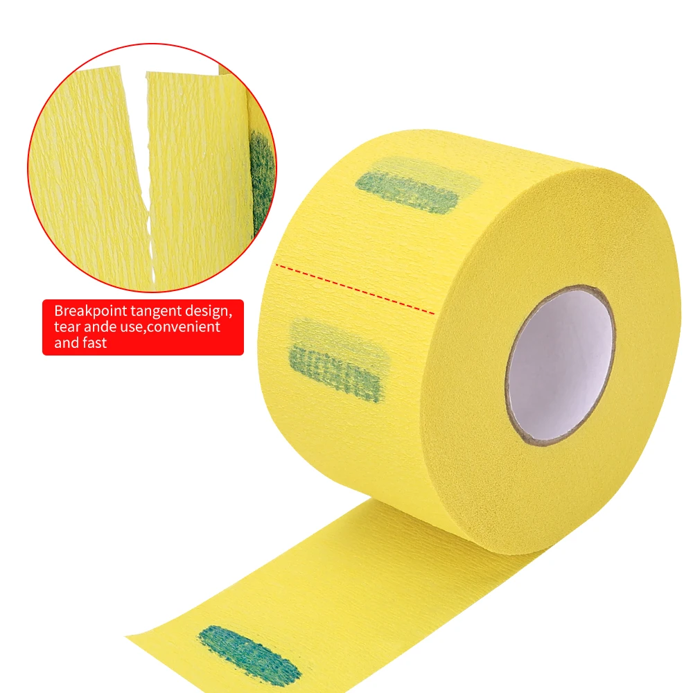 5 Rolls Professional Disposable Haircut Paper, Salon Neck Strips Cape Cover, Barber Hairdressing Accessories Kit for Salon Use