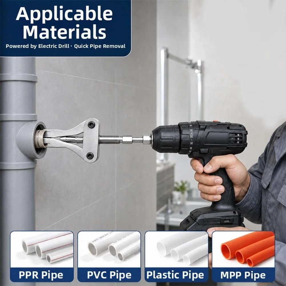 Broken Pipe Extractor Faucet Valve Stuck Insert Remover Powered Plumbing Repair Tool Broken Screw Pipe Extractor Tool