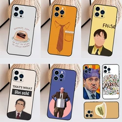 The Office Dunder Mifflin Case For iPhone 16 15 Pro 12 13 Mini 11 14 Pro Max XS X XR Plus Back Cover