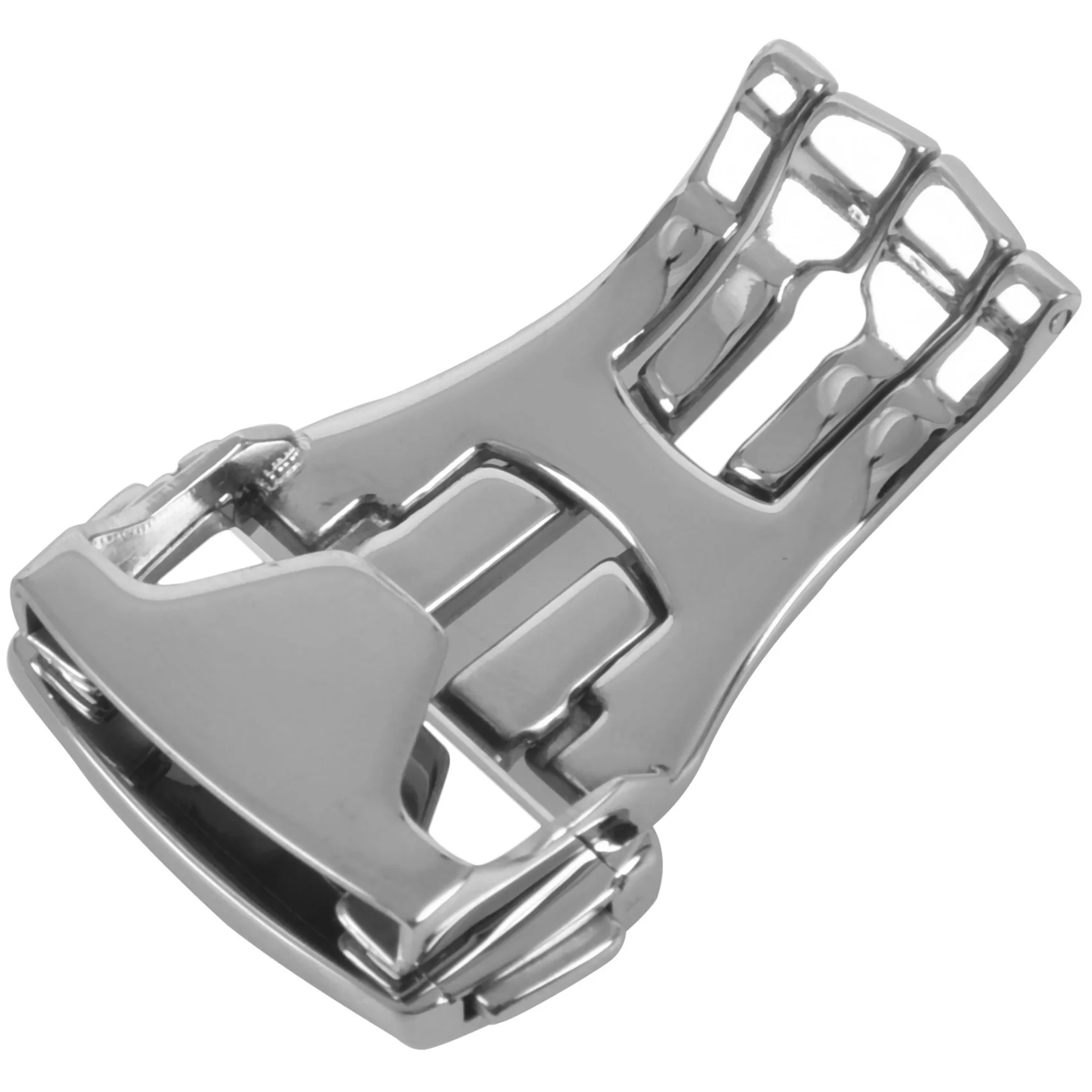 2 Pcs 18Mm Stainless Steel Deployant Watch Strap Folding Buckle Clasp For Omega, Fosted 18Mm Eco-Friendly