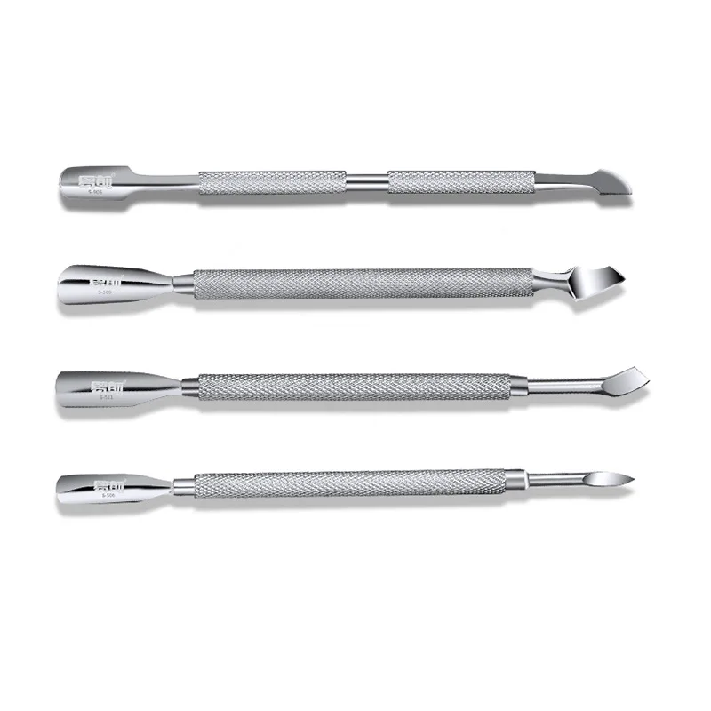 Manicure Tools, Easy-Cutting Steel Push Dead Skin Push Double-Headed Stainless Steel, Specially Designed for Nail Salons Durable