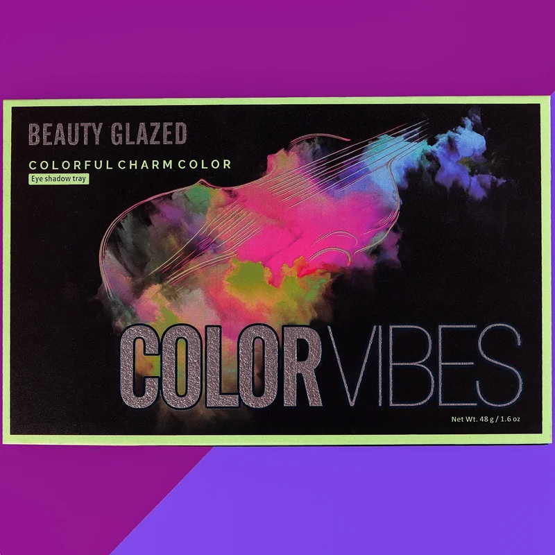 BEAUTY GLAZED Color Vibes 40 Color Eyeshadow Palette Pearl Makeup Eye shadow Palette Cosmetics