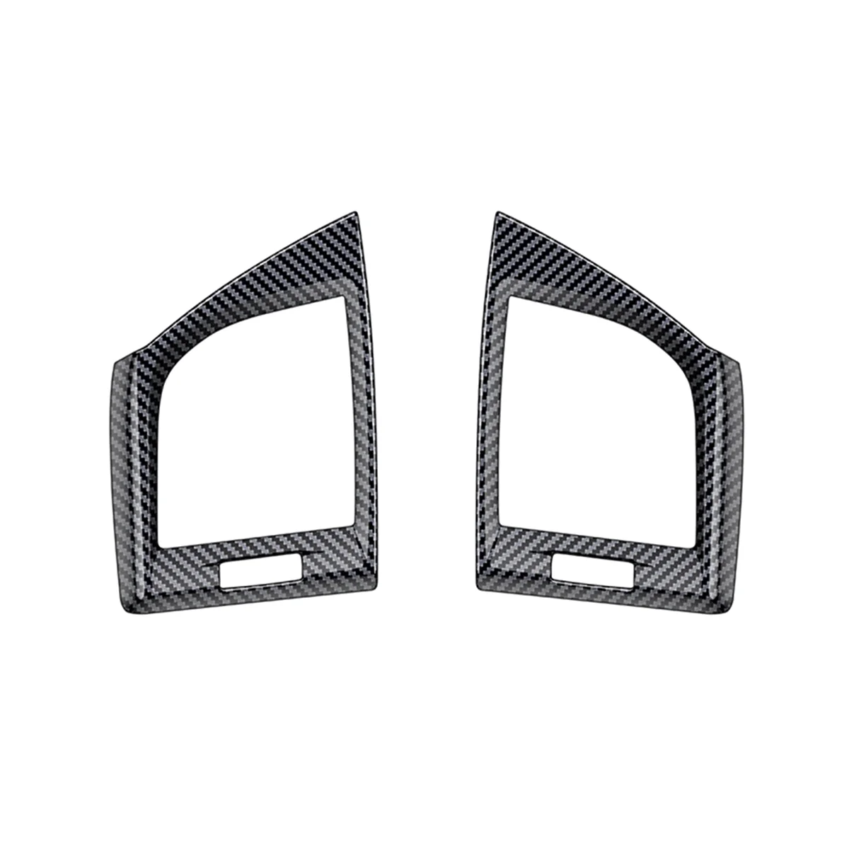 

For Toyota Alphard 40 Series 2023+ RHD Carbon Fiber Dashboard Air Condition Vent Outlet Cover Trim Frame Sticker