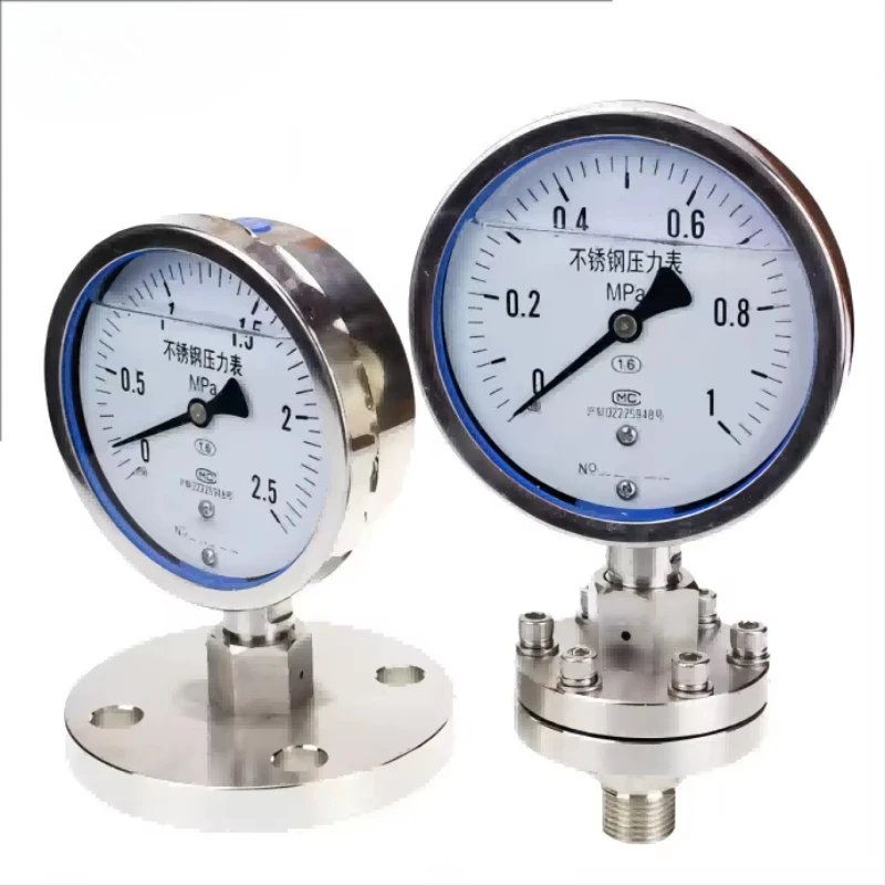 Low Cost Digital Stainless Steel Pressure Gauge 100mm Universal