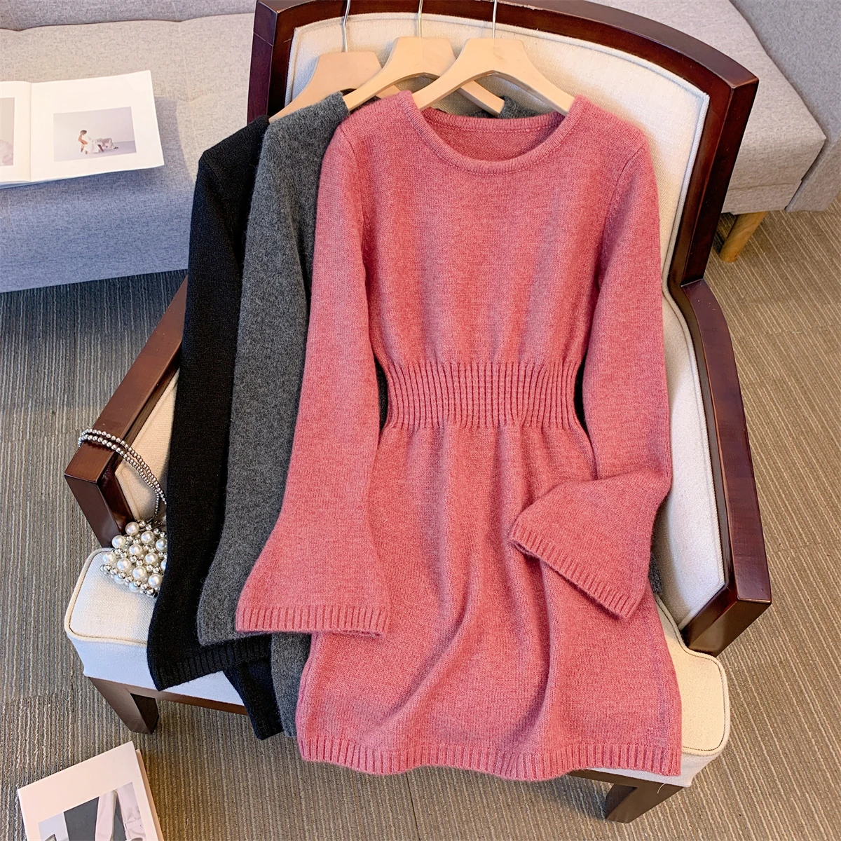 Flare Sleeve Knitte… - image