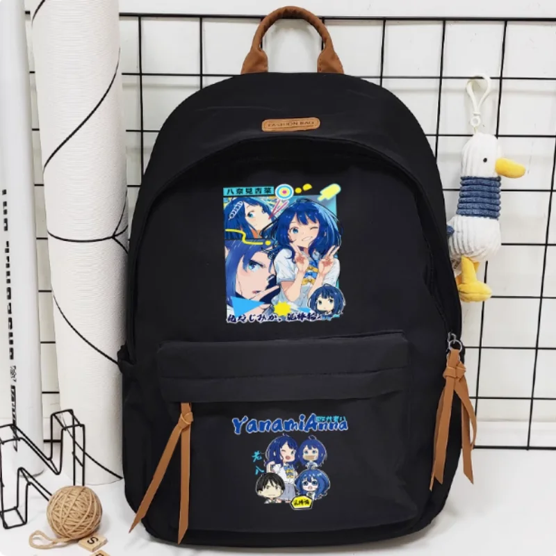 yanami anna too many losing heroines! Cartoon Bag Women Man Fashion Leisure Teenagers Student Backpack Handbag 1810