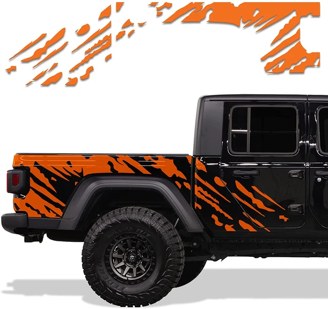 Factory Crafts Side Graphics Kit 3M Vinyl Decal Wrap Compatible with  Gladiator Splash Orange - AliExpress 34