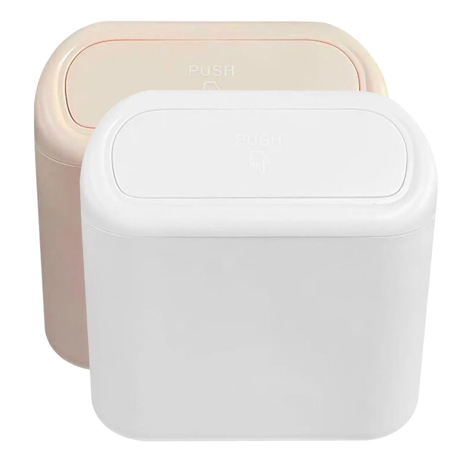 

Mini Car Trash Can with Lid, Car Accessories, Organizer Bin, Small Garbage Storage and Organization