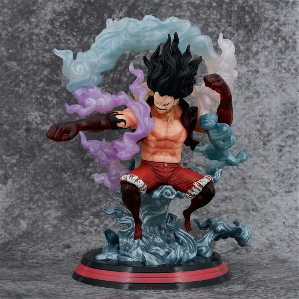 27cm Anime One Piece Monkey D Luffy Gear 4 Battle PVC Action Figure Model Collection Game Statue Kids Toys Gifts Figurine Doll - view 3