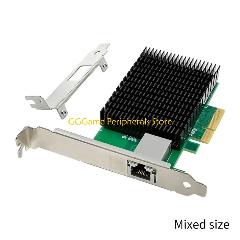 بطاقة خادم U55B AQ107 PCIeX4 10G بطاقة إيثرنت بمنفذ واحد لتحسين سرعة البيانات