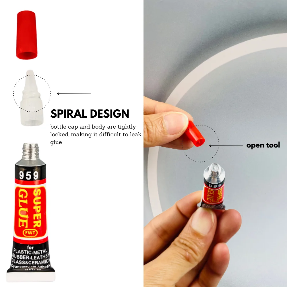 10/20/50pcs Stationery Shop 502 Instant Strong Adhesive Super Liquid Universal Shoe Repair Cyanoacrylate Glue 1ML/PC