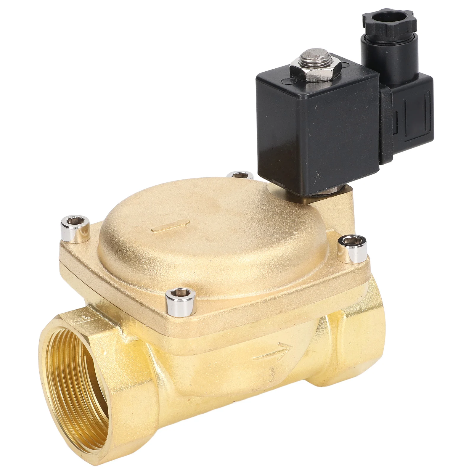 Solenoid Valve Brass Normally Closed 2 Position 2 Way High Pressure G2in for Air Water