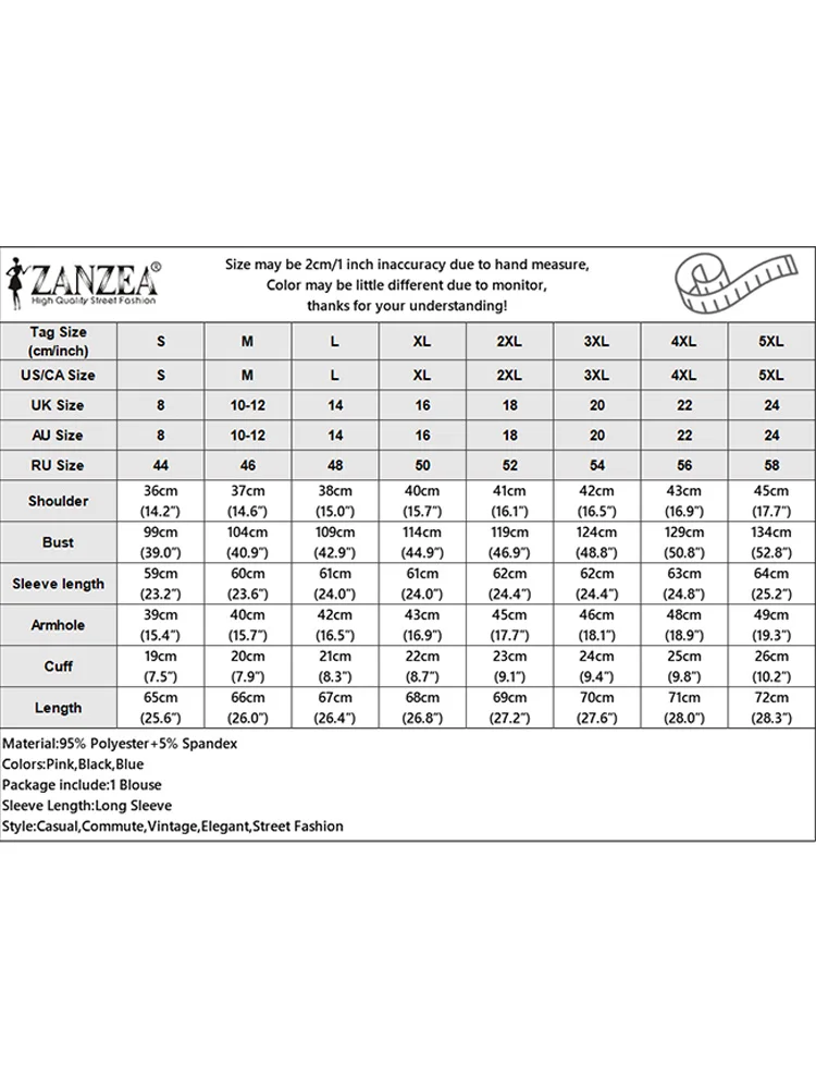 Zanzea-女性用長袖シャツ、スクエアネック、チェック柄プリントブラウス、ヴィンテージフリルステッチトップス、オフィスレディ、秋、2022