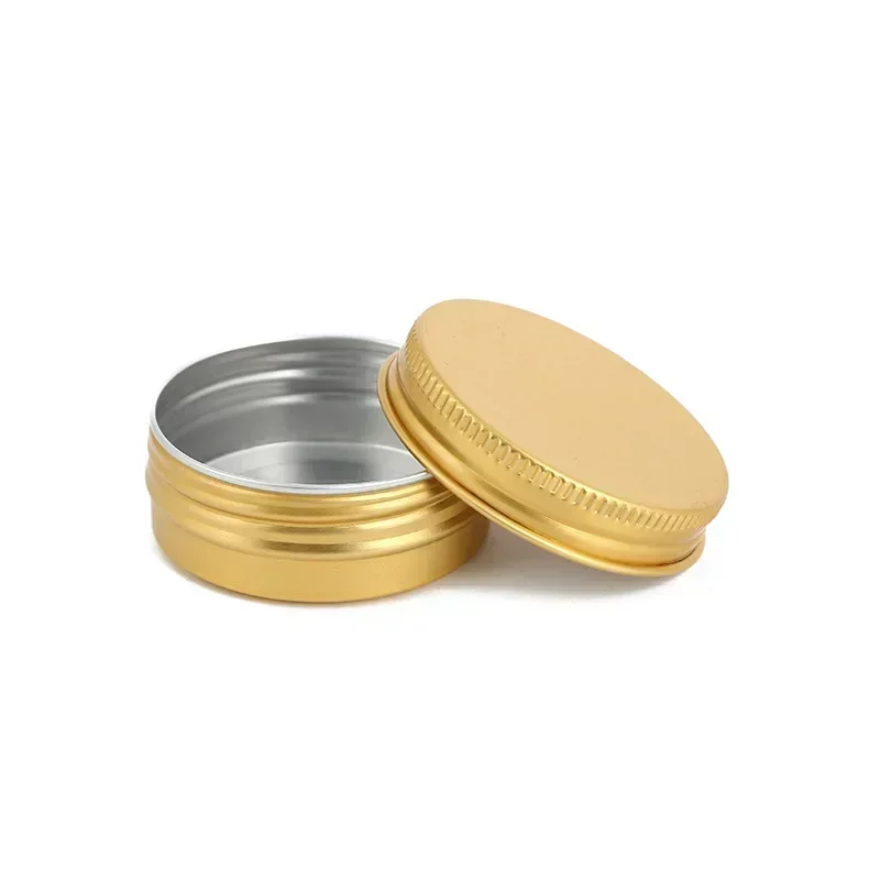 5/10/15/20/30/50/60g Mini Aluminium Doosjes Lege Deksels Blikken Ronde Metalen Ceam Potten Verkrijgbaar in Meerdere Kleuren Cosmetische Verpakkingen