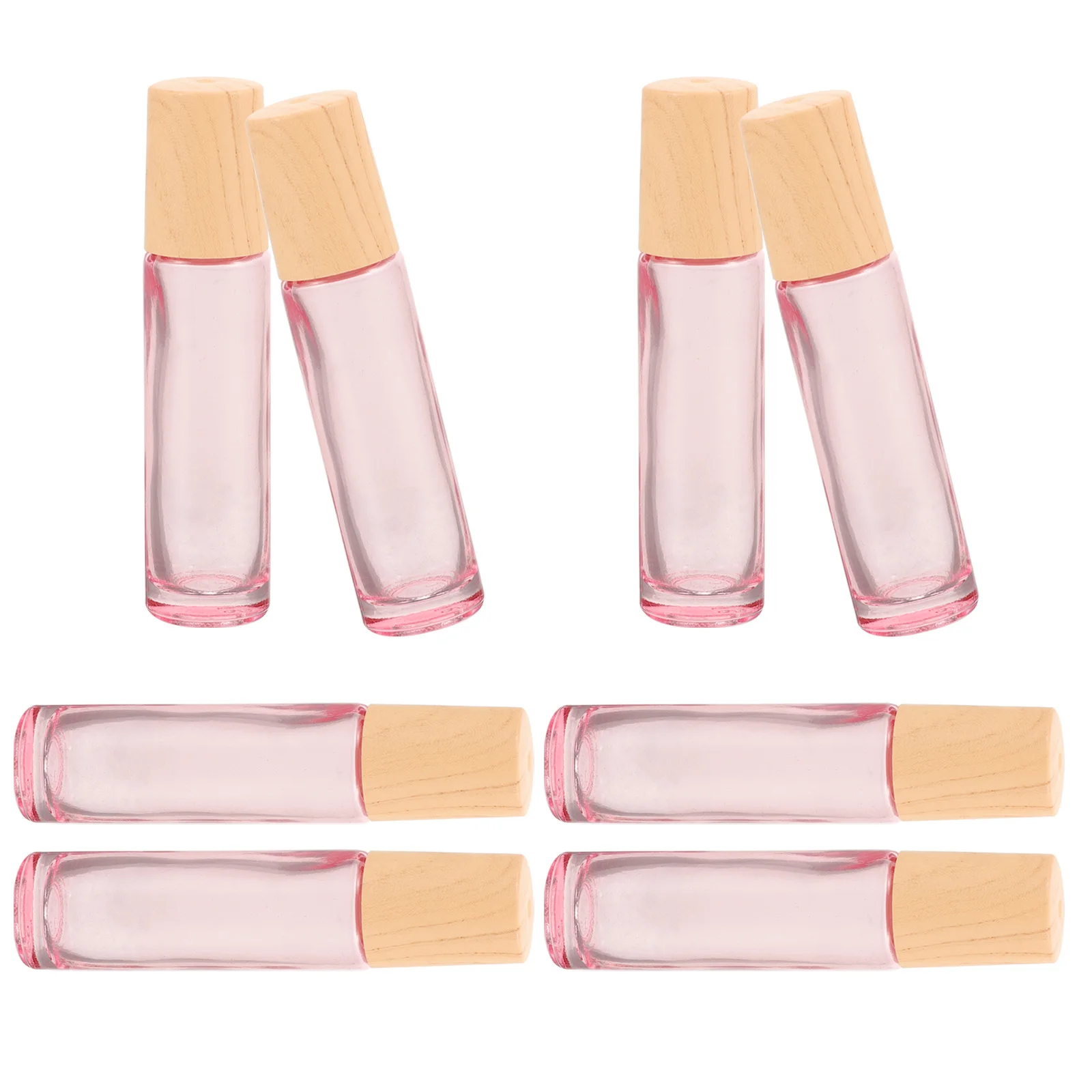

8Pcs Essential Oil Bottles Glass Roller Massage Liquid Dispenser Leak Proof Travel Perfume Roll on Bottles Essential Oil Roller
