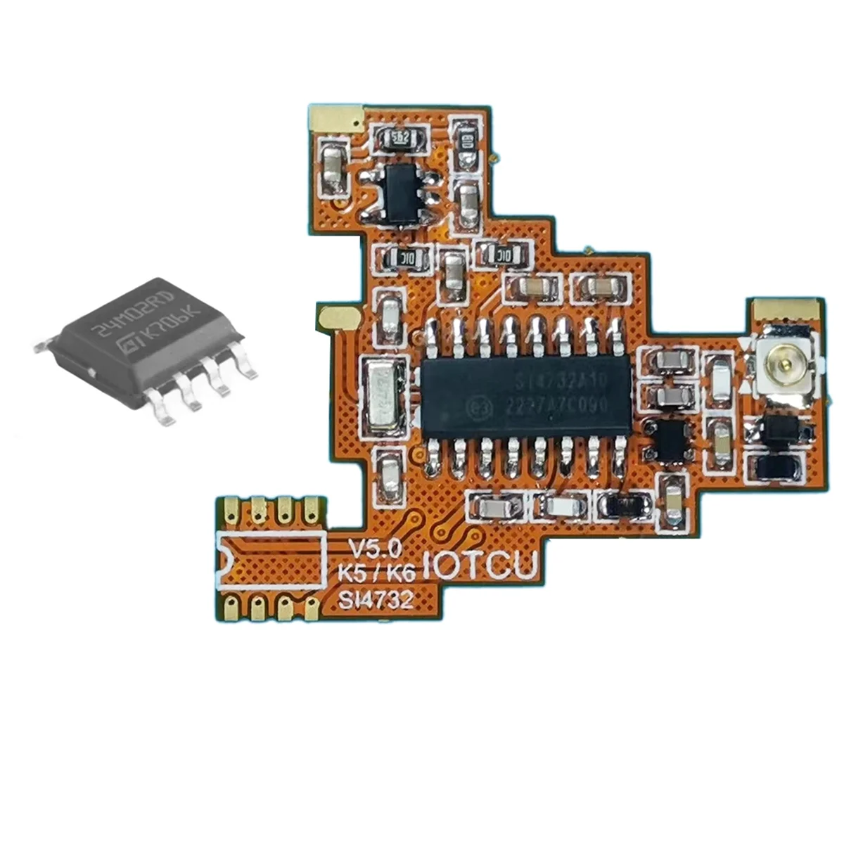 SI4732 V5.0 FPC Module+2M Expansion Chip for K5 K6 HF Shortwave Full Band Reception/Single Sideband Reception