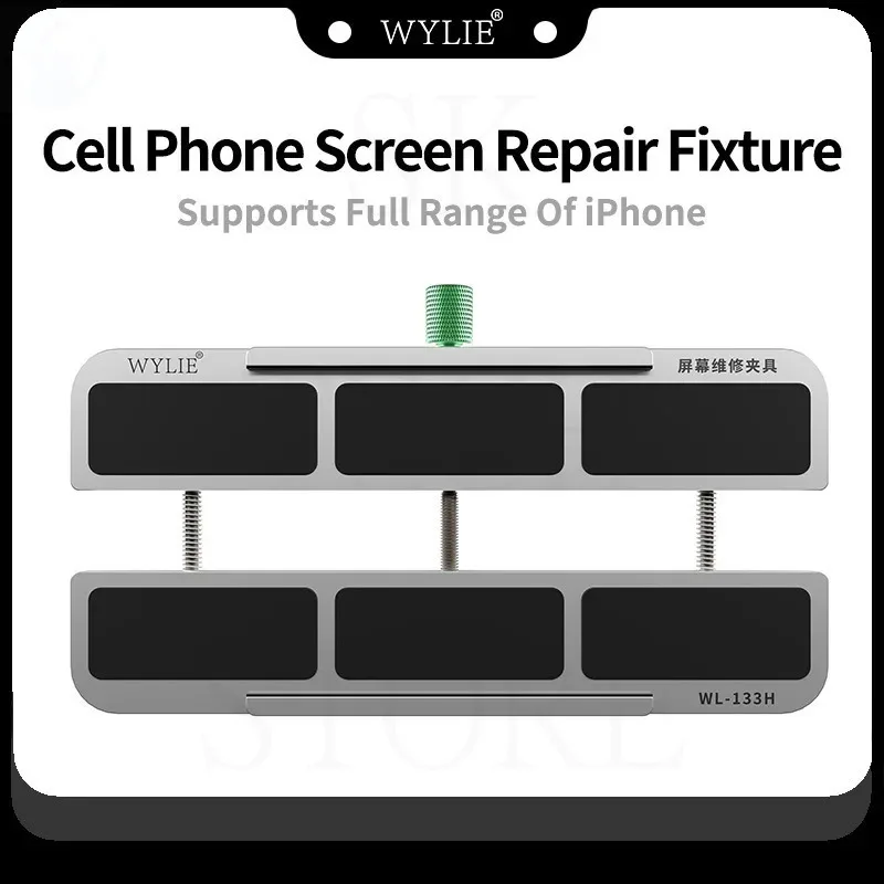 โทรศัพท์หน้าจอ LCD ถอดชิ้นส่วน FIXTURE สําหรับโทรศัพท์ Quick Removal Repair WL-133H โลหะผสมแบบบูรณาการการประมวลผล FORMING ซ่อมหน้าจอ