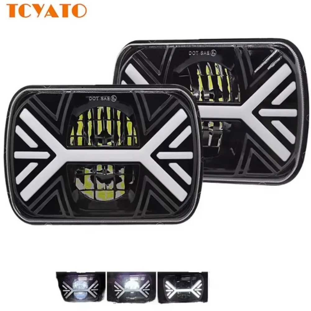 

TCYATO 7-inch Wrangler car led light square 5x7/6X7 off-road pickup truck cross-border special modification light