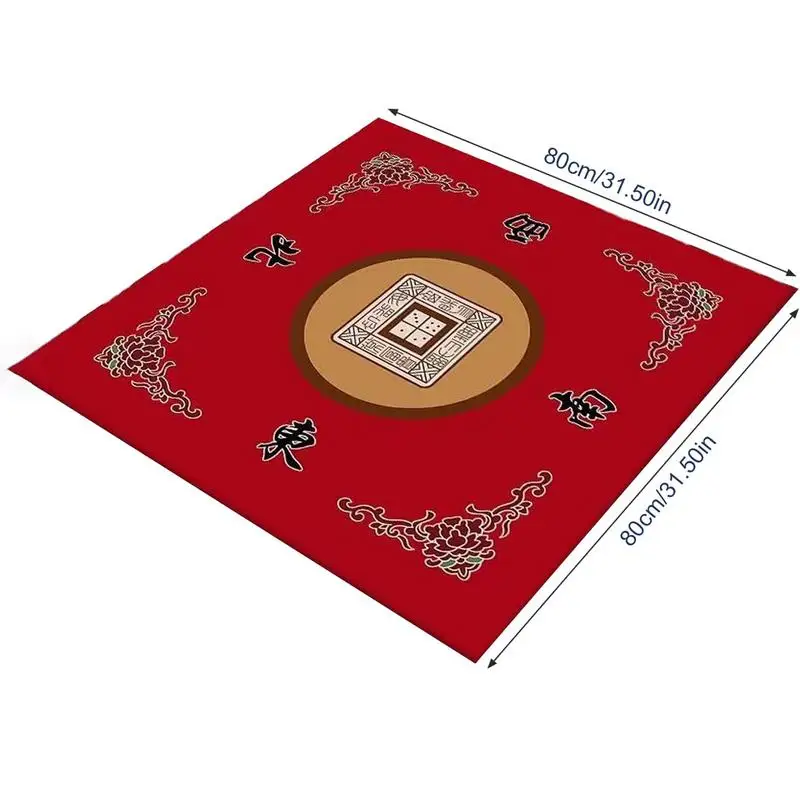 Chinese Mahjong Mat For Reduce The Noise Non-slip Board Game Table Pad Silence Waterproof Home Party Mah-Jong Table Protector