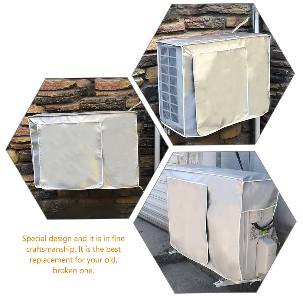 

Air Conditioner Cover Outside Unit 86x35x60cm Waterproof Polyester Protector for Outdoor Ac Unit Covers
